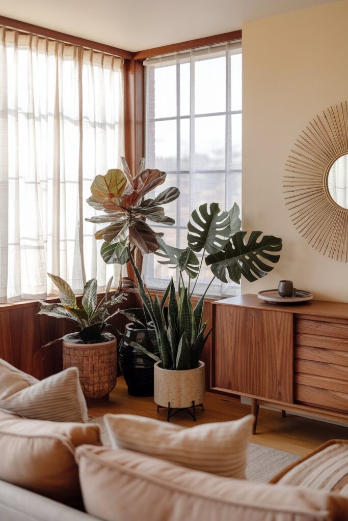 Houseplants as Sculptural Decor