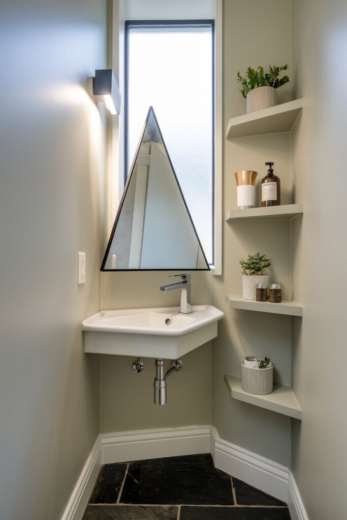 Compact Corner Sink