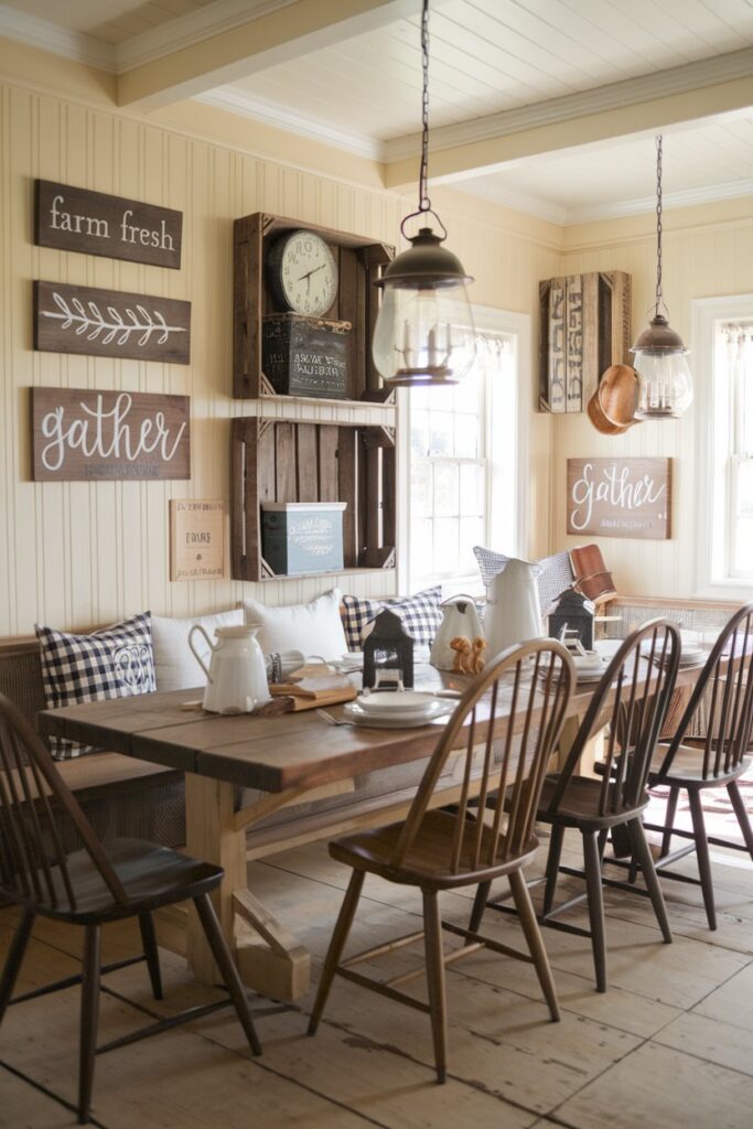 Farmhouse-Style Signs and Wall Decor