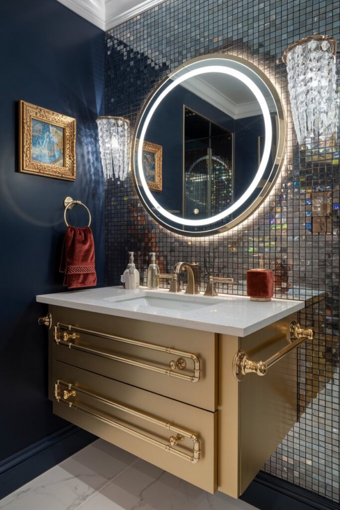 Metallic Accents for Glamour