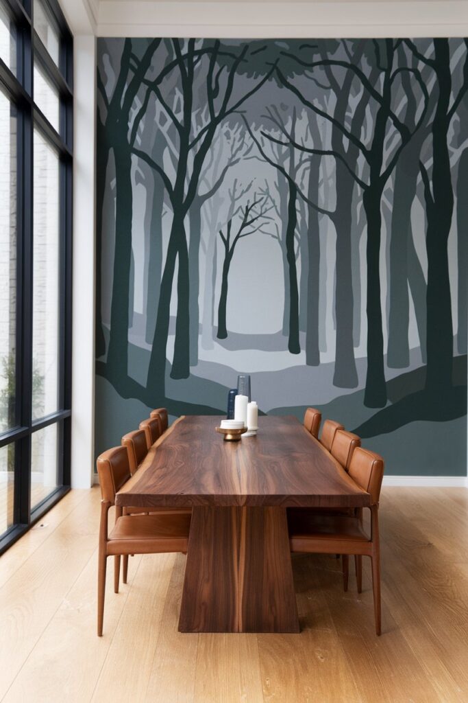Mural or Hand-Painted Accent Wall