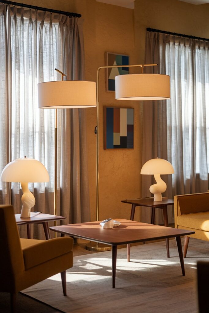 Lighting Layering with Floor and Table Lamps