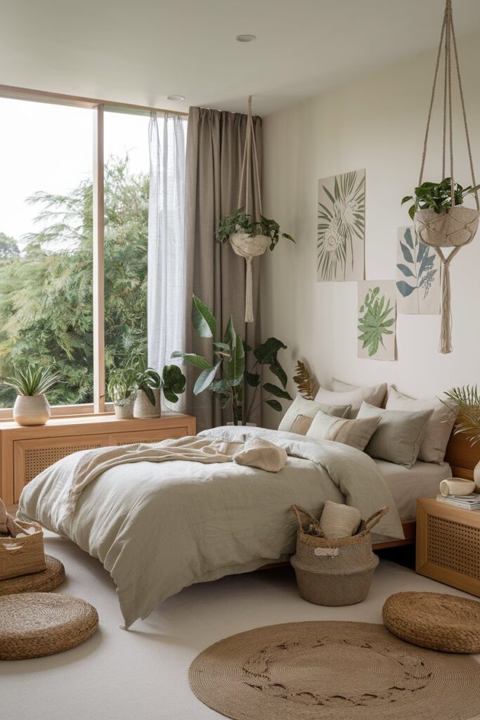 Master Bedroom with Nature-Inspired Elements