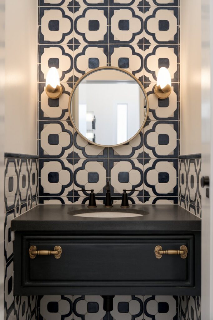 Bold Tile Backsplash