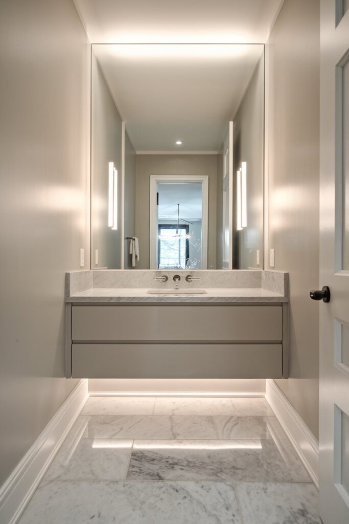 Mirror Wall Illusion