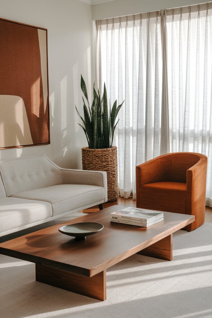 Low Profile Coffee Tables with Clean Lines