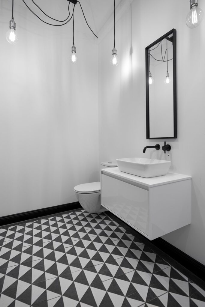 Geometric Tile Flooring