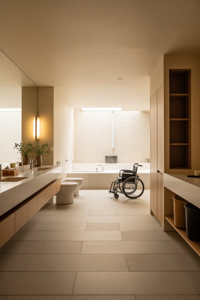 Spacious Open Floor Plans for Wheelchair Access