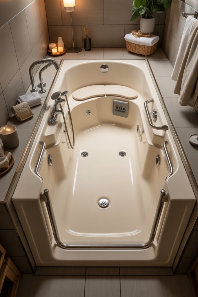 Walk-In Bathtubs with Built-In Seating