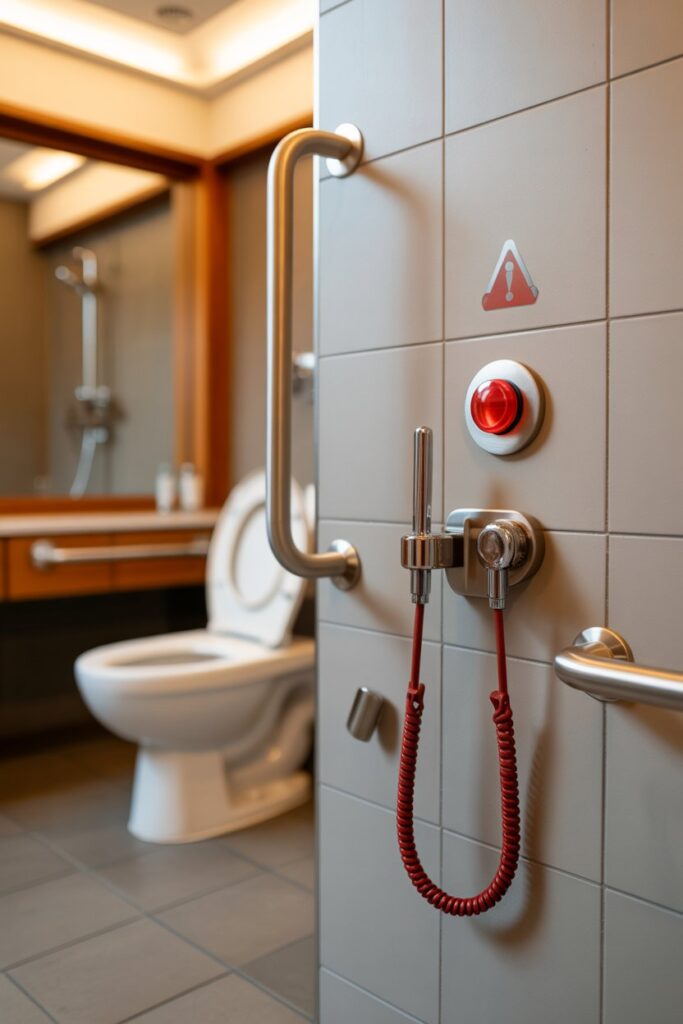 Emergency Pull Cord or Button for Help