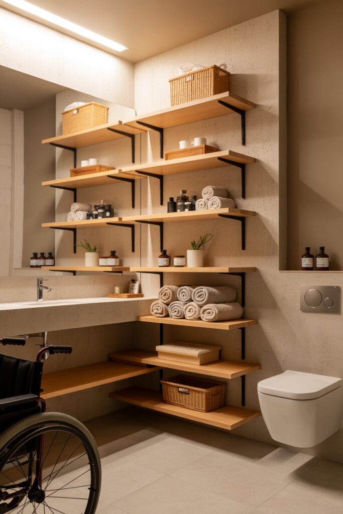 Open Shelving for Easy Reach of Essentials
