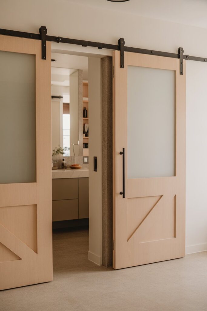 Pocket and Sliding Doors for Easy Entry