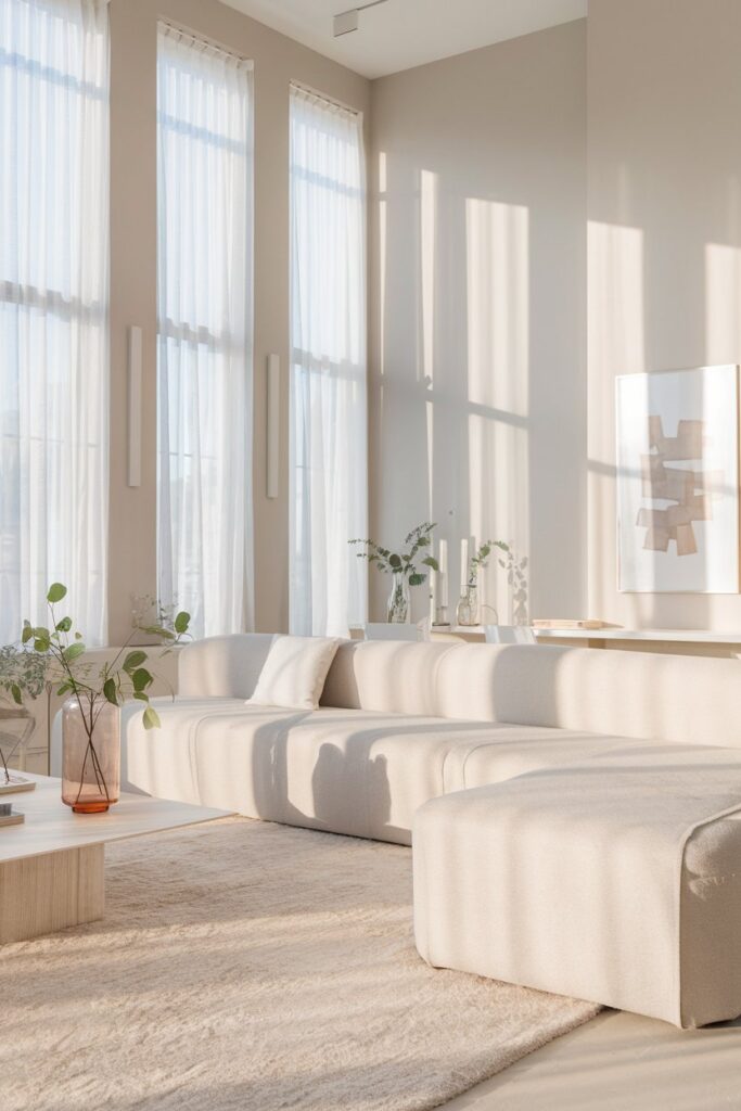Light Grey Walls for a Bright and Airy Living Room