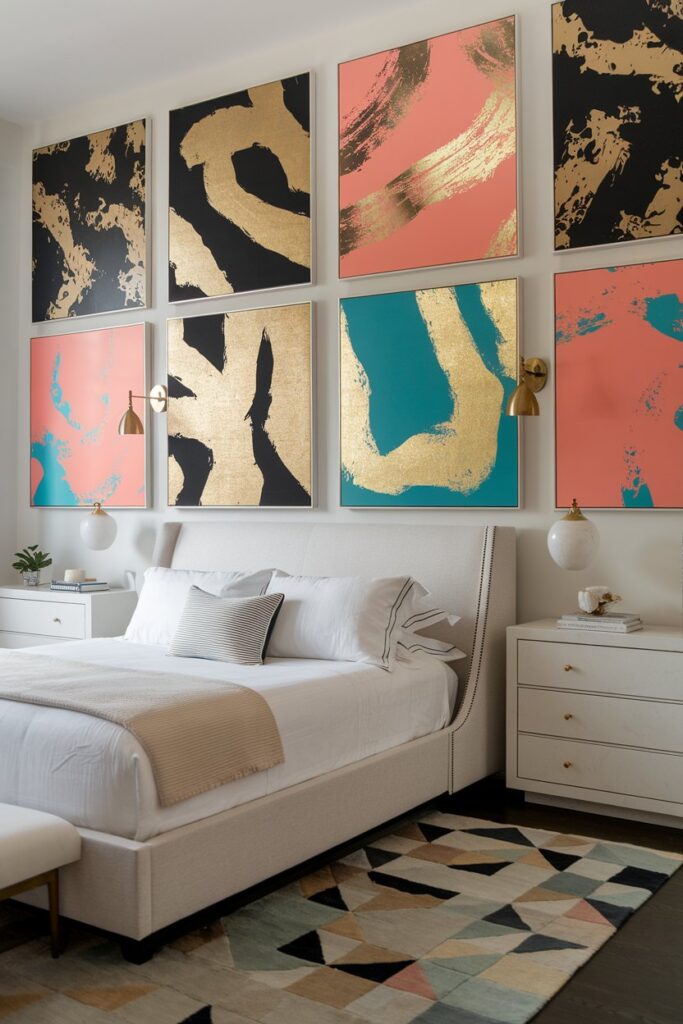 Modern Art Prints as Focal Wall Decor