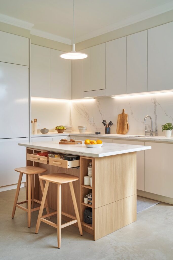 Compact Kitchen Island for Small Spaces