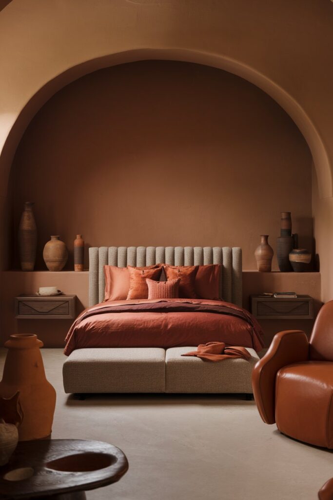 Warm Earth Tones for a Cozy, Relaxing Retreat