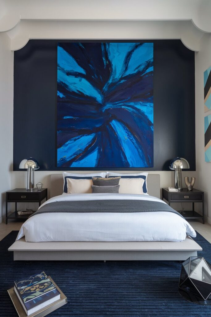 Blue Abstract Artwork