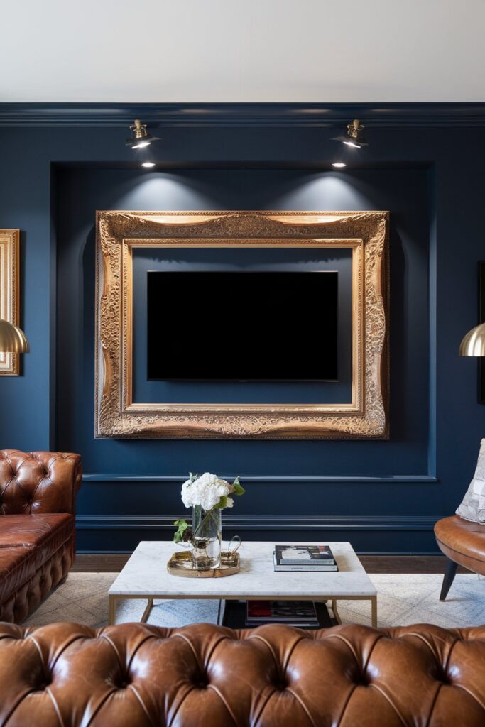 TV Framed Like Artwork