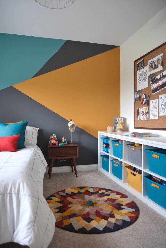Color-Blocked Wall Patterns for Energy