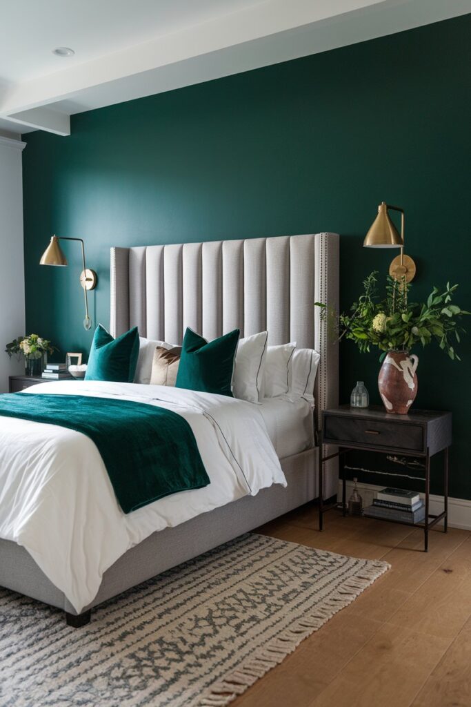 Forest Green Accent Wall
