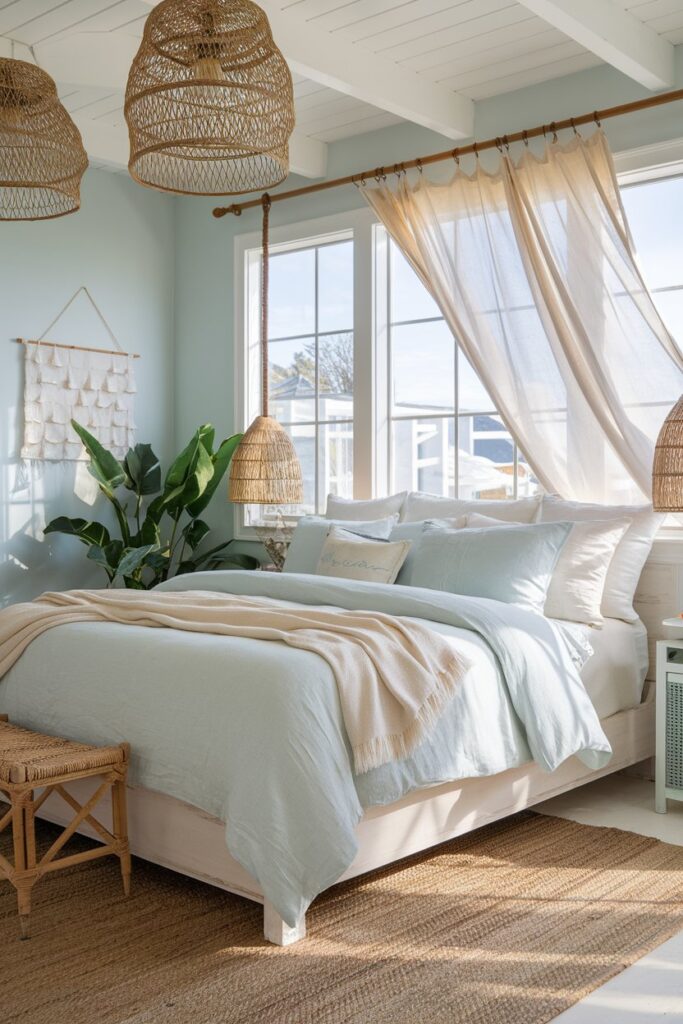 Light Blue Coastal Retreat