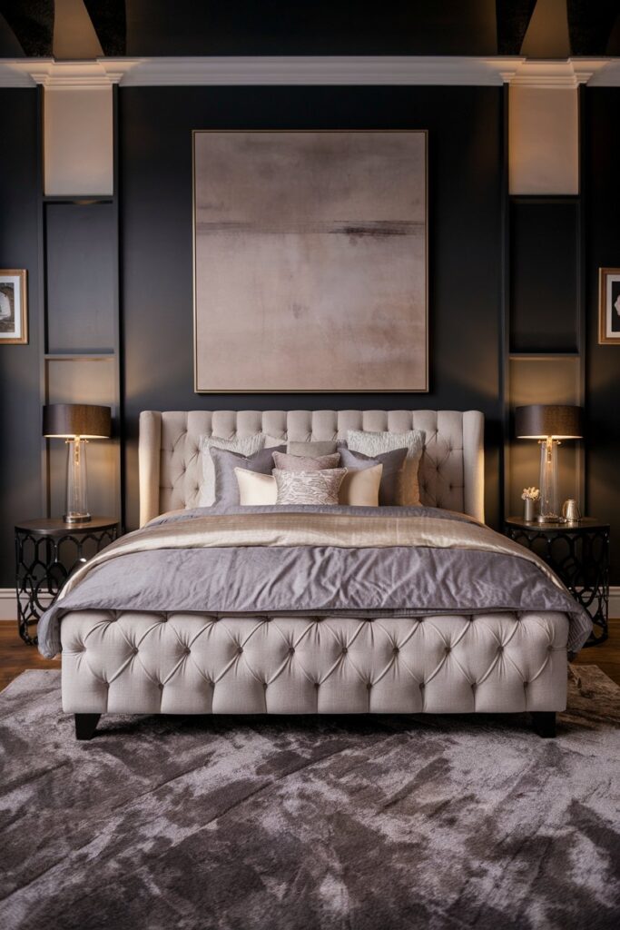 Charcoal Grey Accent Wall