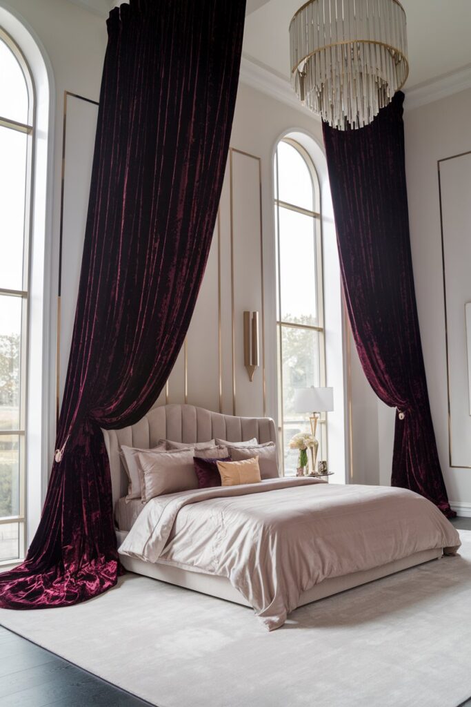 Dramatic Floor-to-Ceiling Curtains