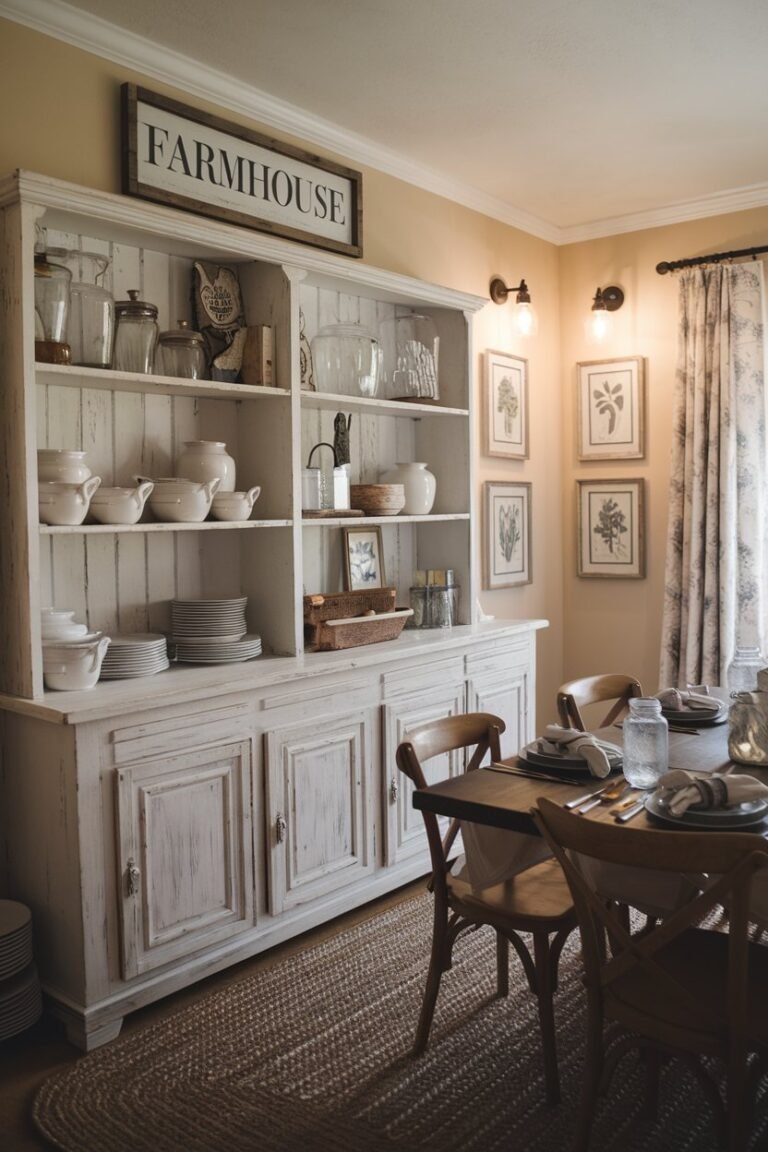 30 Farmhouse Dining Room Ideas That Blend Rustic Charm and Modern Style ...