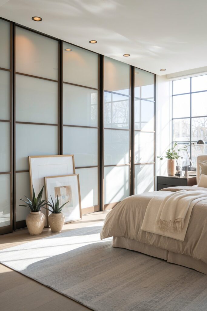 Built-In Wardrobes with Stylish Sliding Doors