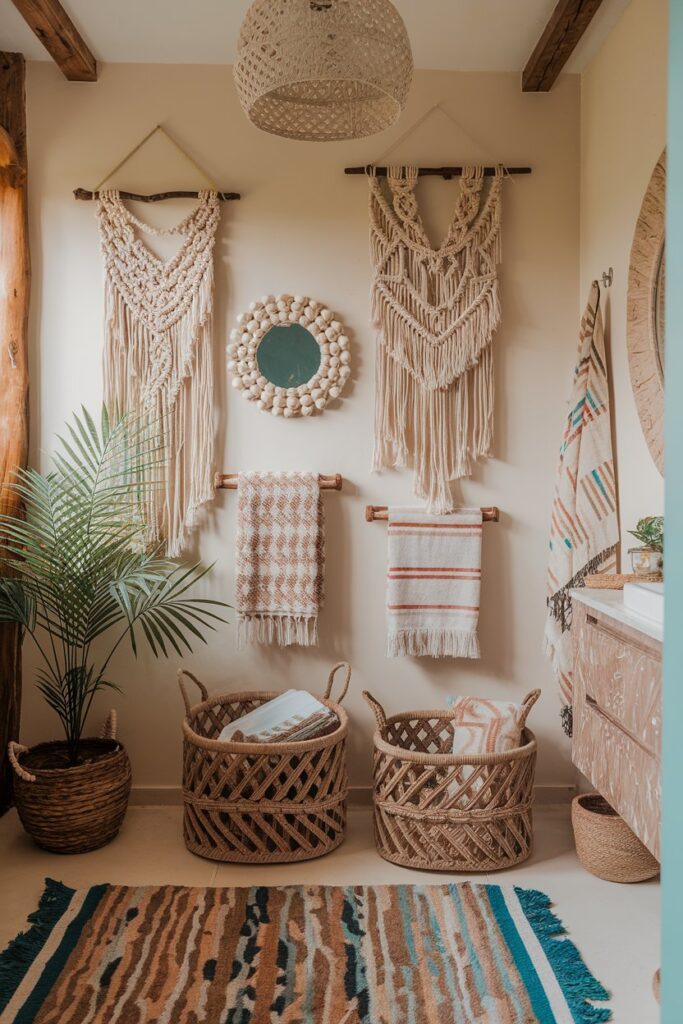 Boho Beach Style with Layered Textures