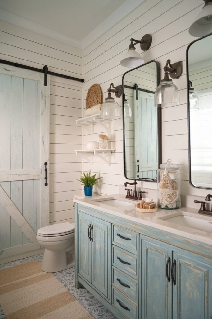 Coastal Farmhouse Fusion Design