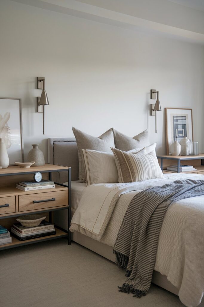 Bedside Tables with Smart Storage Solutions