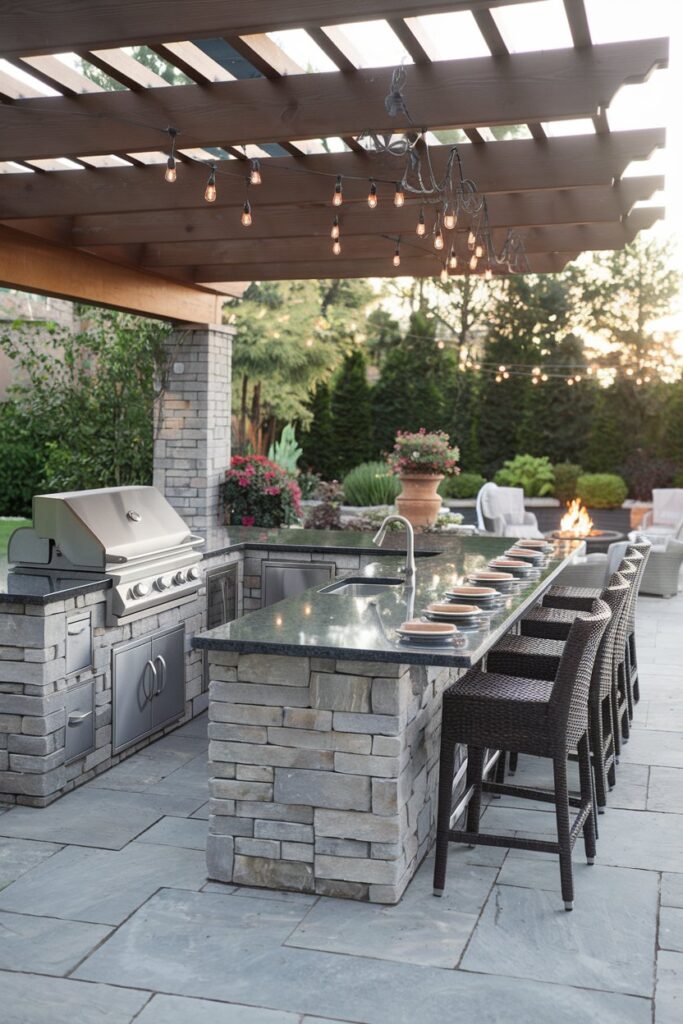 Outdoor Kitchen Island
