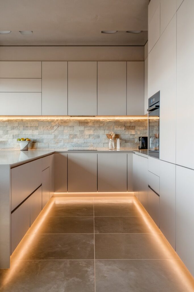 Matte Finish Kitchen Flooring