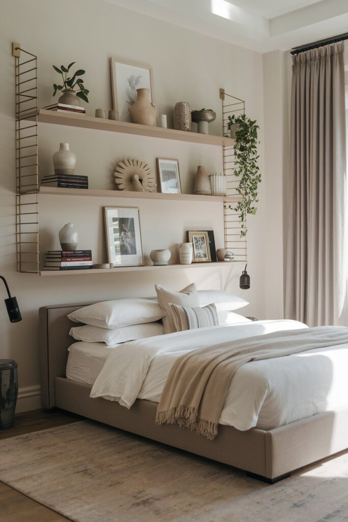 Floating Shelves for Decor and Books