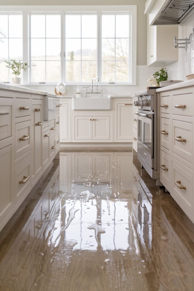 Waterproof Vinyl Kitchen Flooring