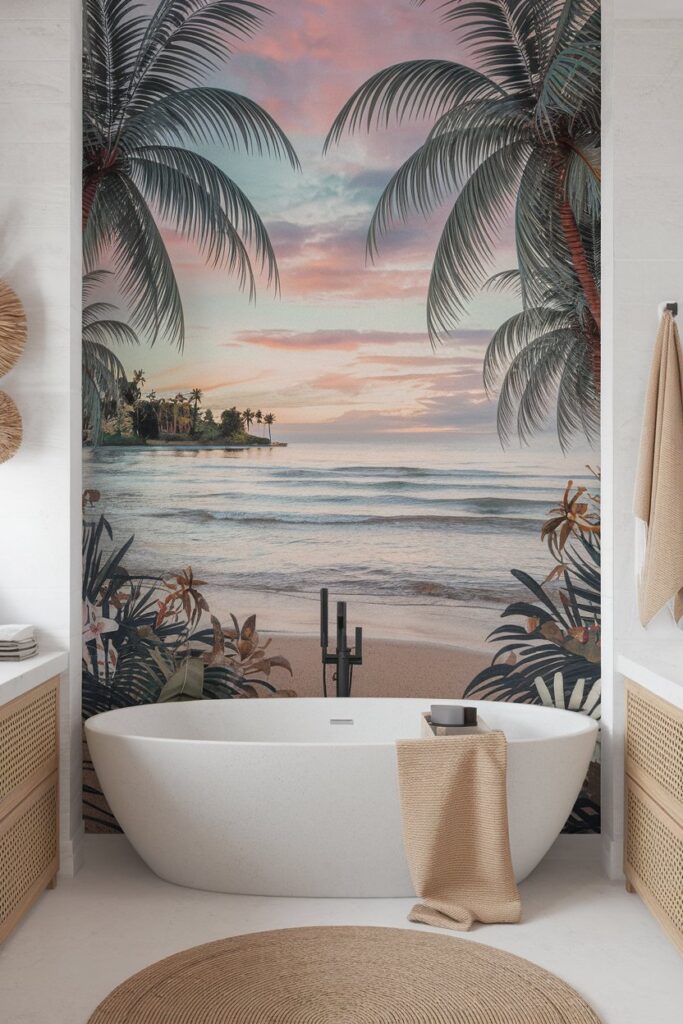 Ocean View-Inspired Mural or Accent Wall