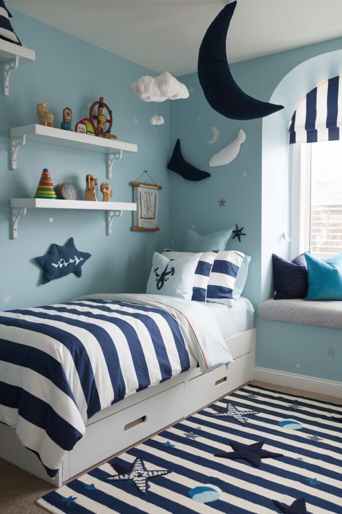 Blue Kids’ Bedroom