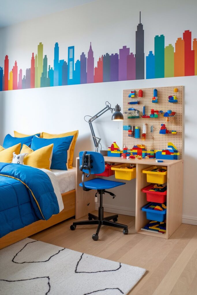 Lego Building Station in the Corner