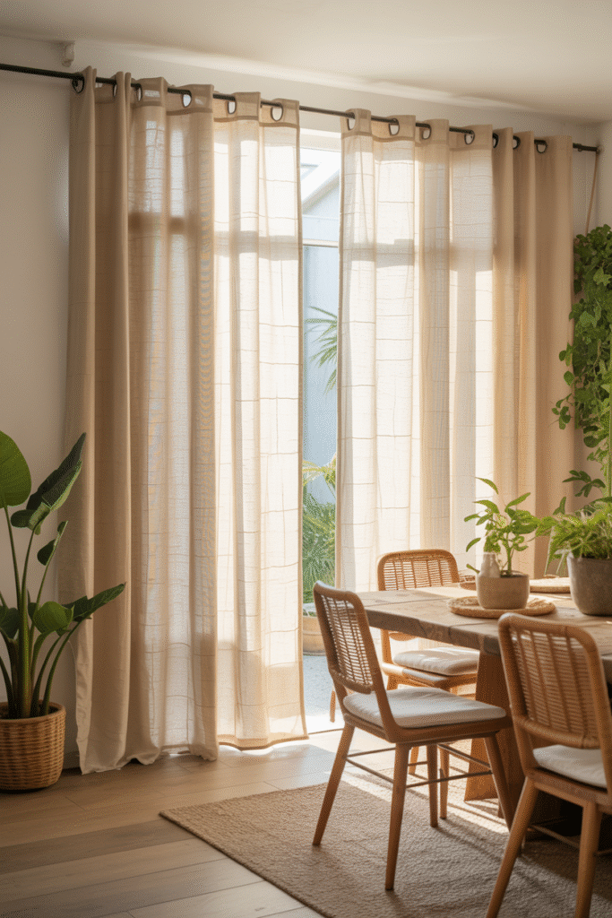 Eco-Friendly Curtains Made of Natural Fabrics