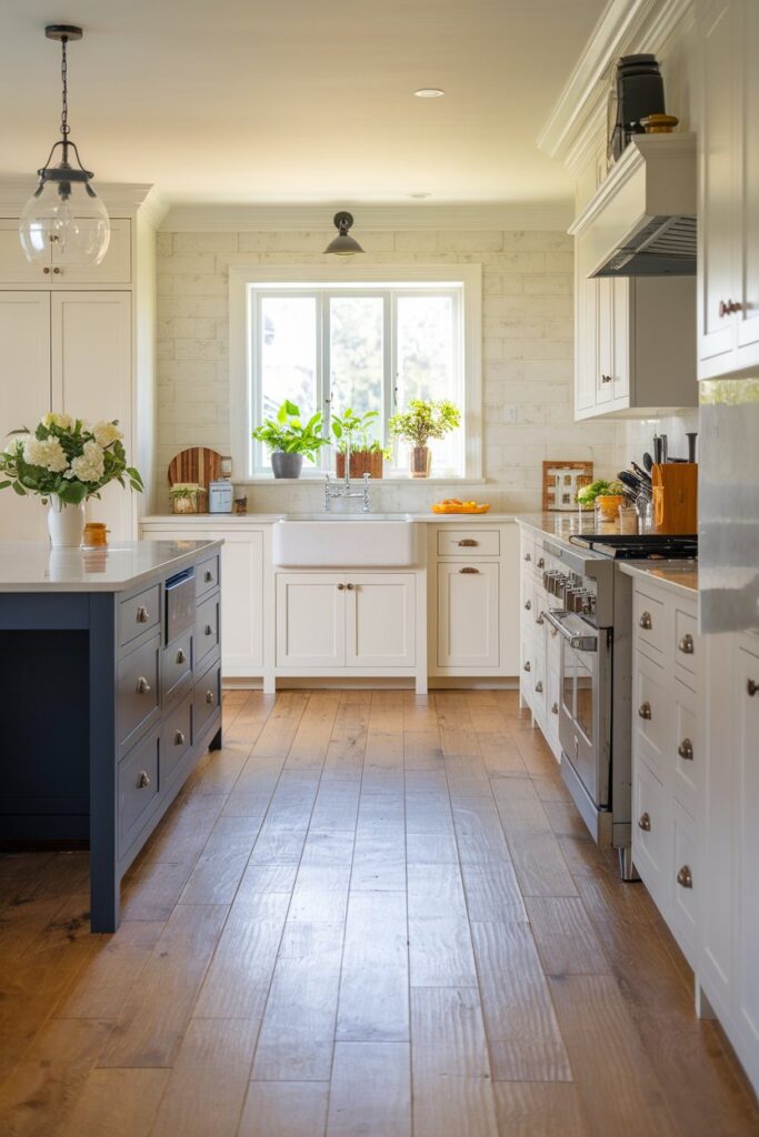 Luxury Vinyl Plank Kitchen Flooring