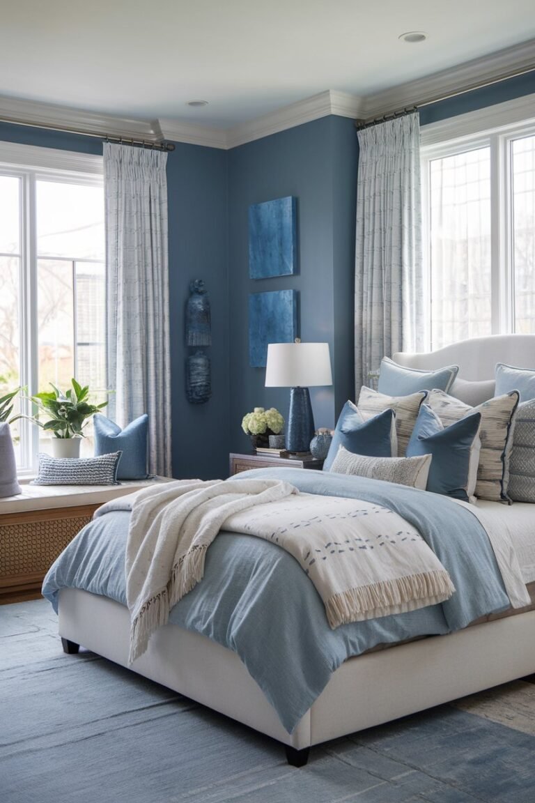 30 Blue Bedroom Ideas That Will Instantly Transform Your Space - Urban ...