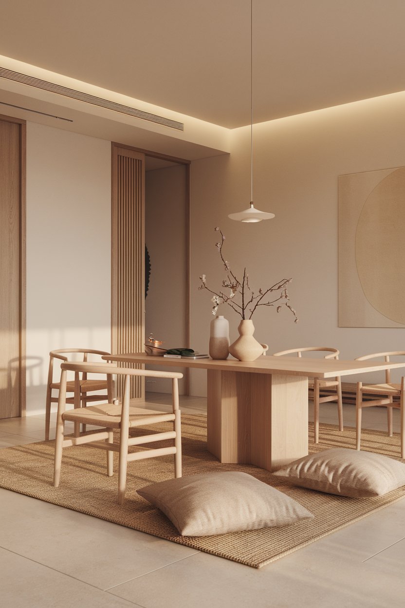 30 Japandi Dining Room Ideas to Inspire Balance, Beauty, and Simplicity