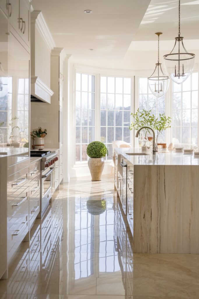 Porcelain Tile Kitchen Flooring