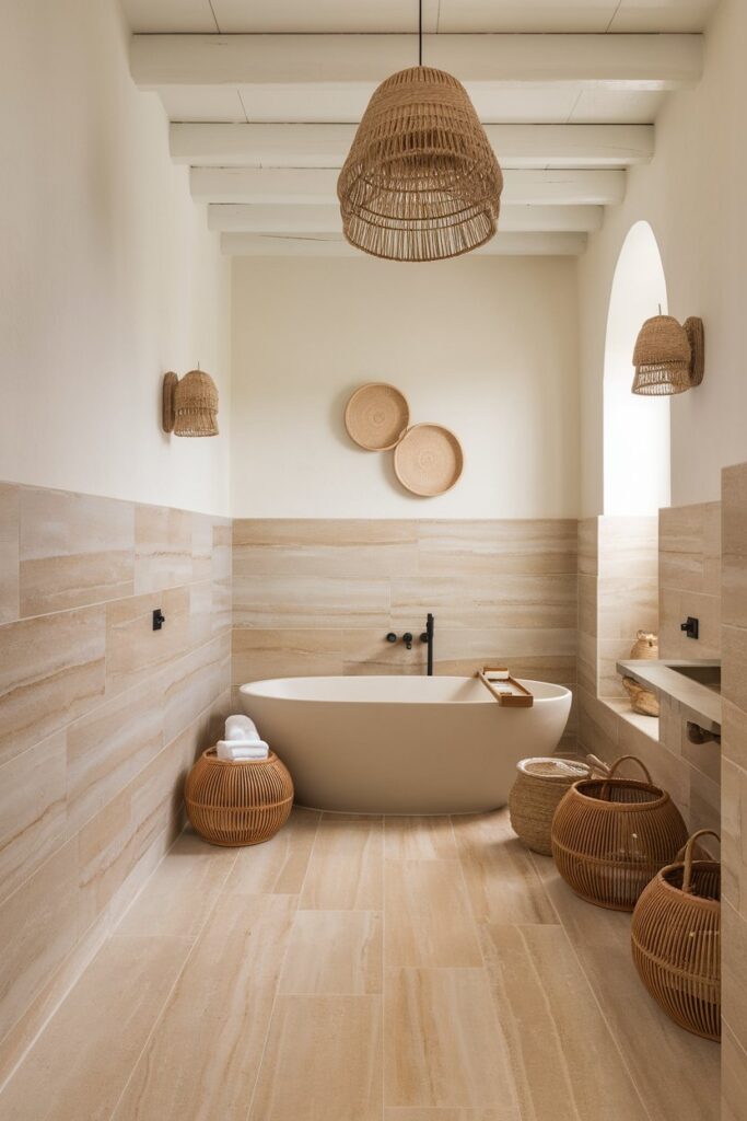 Sand-Toned Tiles and Flooring
