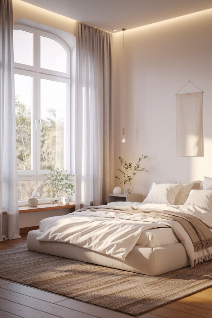 Cozy Minimalist Guest Bedroom