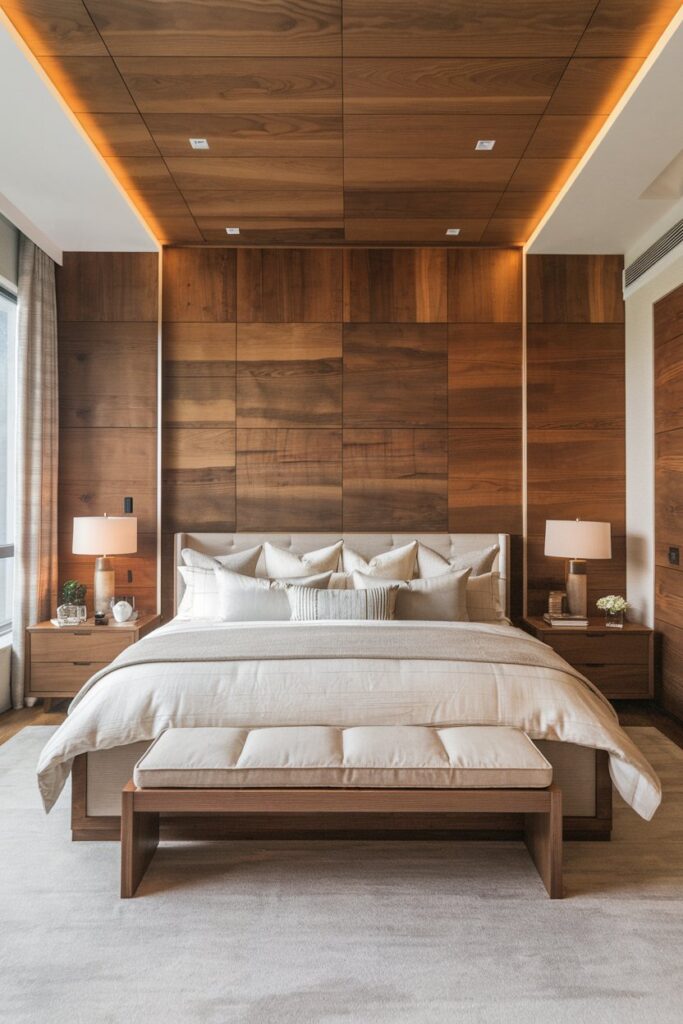 Natural Wood Elements for Warmth and Elegance