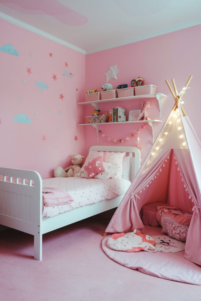 Pink Kids’ Bedroom Ideas