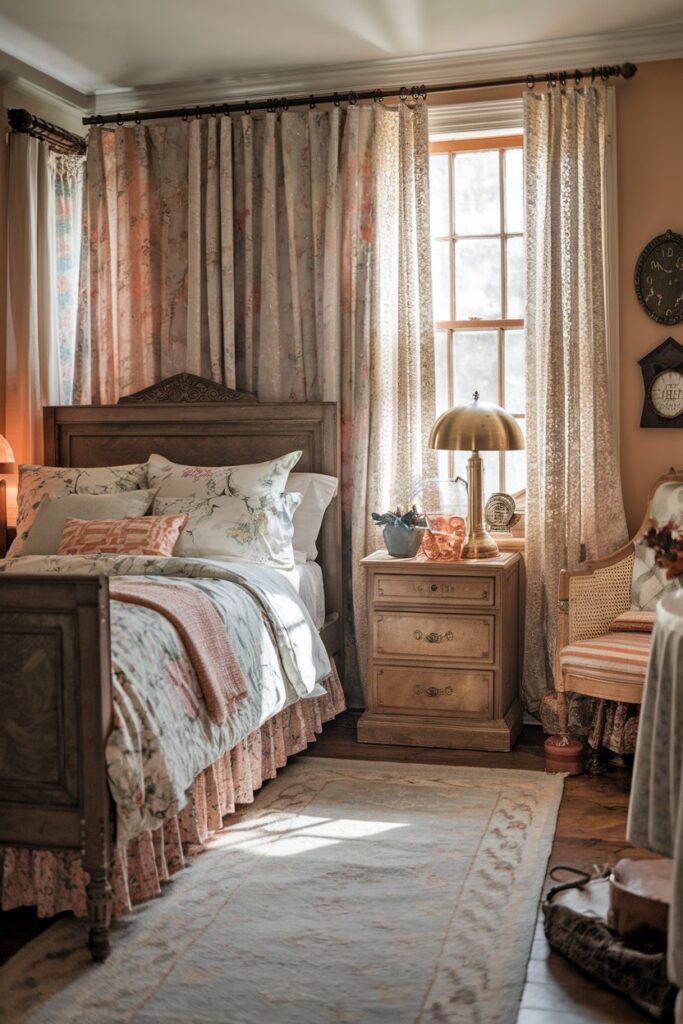 Vintage-Inspired Guest Bedroom