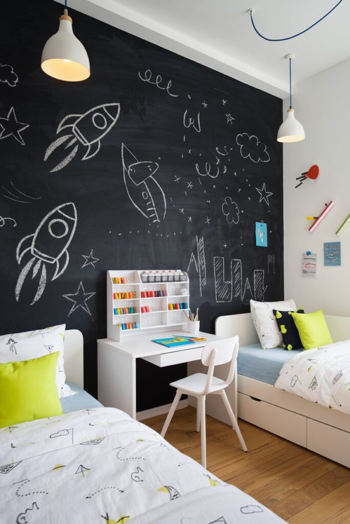 DIY Chalkboard Wall